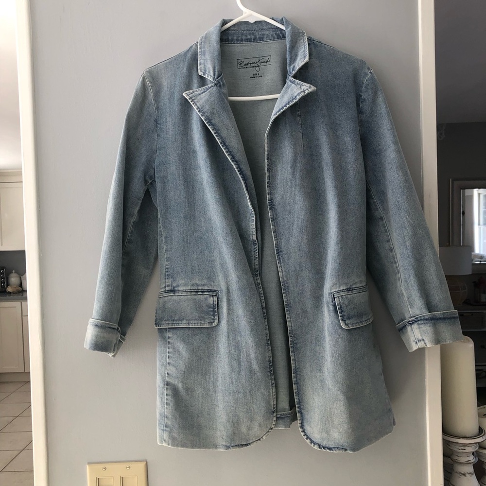 Light Blue Denim Jacket with great stretch